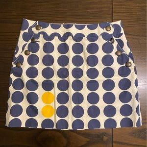EUC J Crew dot skirt